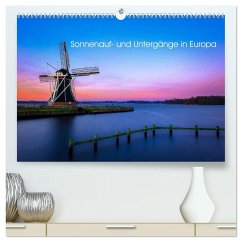 Sonnenauf- und Untergänge in Europa (hochwertiger Premium Wandkalender 2024 DIN A2 quer), Kunstdruck in Hochglanz
