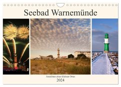 Seebad Warnemünde (Wandkalender 2024 DIN A4 quer), CALVENDO Monatskalender