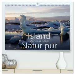 Island Natur pur (hochwertiger Premium Wandkalender 2024 DIN A2 quer), Kunstdruck in Hochglanz