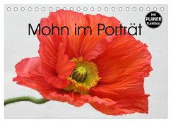 Mohn im Porträt (Tischkalender 2024 DIN A5 quer), CALVENDO Monatskalender