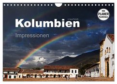 Kolumbien Impressionen (Wandkalender 2024 DIN A4 quer), CALVENDO Monatskalender