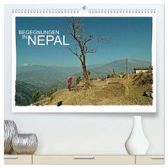 BEGEGNUNGEN IN NEPAL (hochwertiger Premium Wandkalender 2024 DIN A2 quer), Kunstdruck in Hochglanz