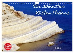 Die schönsten Küsten Italiens (Wandkalender 2024 DIN A4 quer), CALVENDO Monatskalender - Hegerfeld-Reckert, Anneli