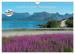 Landschaften Norwegens zwischen Polarkreis und Nordkap (Wandkalender 2024 DIN A4 quer), CALVENDO Monatskalender
