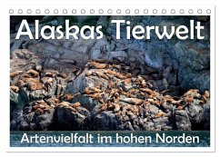 Alaskas Tierwelt - Artenvielfalt im hohen Norden (Tischkalender 2024 DIN A5 quer), CALVENDO Monatskalender