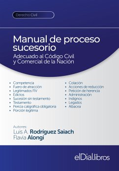 Manual de proceso sucesorio (eBook, ePUB) - Rodríguez Saiach, Luis Armando; Alongi, Flavia