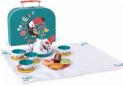 Hape E3185 - Spielset Teestunde, Kinder-Teeservice, 15-teilig