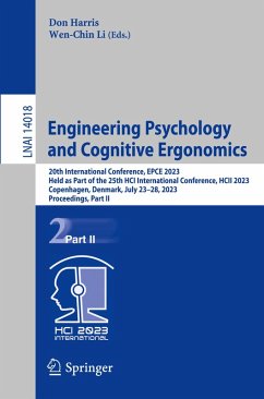 Cover Engineering Psychology and Cognitive Ergonomics
