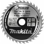 Makita B-33635 SPECIALIZED Sägeb.136x20x36Z