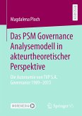 Das PSM Governance Analysemodell in akteurtheoretischer Perspektive (eBook, PDF)