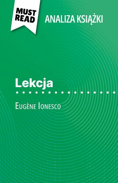 Lekcja ksiazka Eugène Ionesco (Analiza ksiazki) (eBook, ePUB) - Frankinet, Baptiste