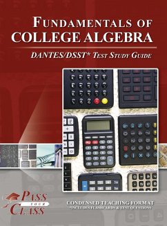 Cover Fundamentals of College Algebra DANTES / DSST Test Study Guide