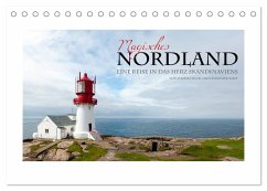 Magisches Nordland. Eine Reise in das Herz Skandinaviens (Tischkalender 2024 DIN A5 quer), CALVENDO Monatskalender