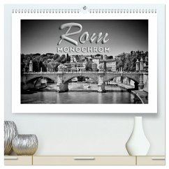 ROM Monochrom (hochwertiger Premium Wandkalender 2024 DIN A2 quer), Kunstdruck in Hochglanz - Viola, Melanie