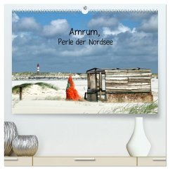 Amrum, Perle der Nordsee (hochwertiger Premium Wandkalender 2024 DIN A2 quer), Kunstdruck in Hochglanz - Fröhlich, Simona