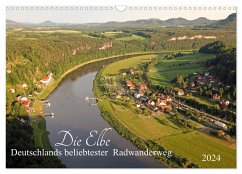 Die Elbe - Deutschlands beliebtester Radwanderweg (Wandkalender 2024 DIN A3 quer), CALVENDO Monatskalender