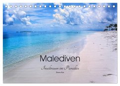 Malediven - Inseltraum im Paradies (Tischkalender 2024 DIN A5 quer), CALVENDO Monatskalender