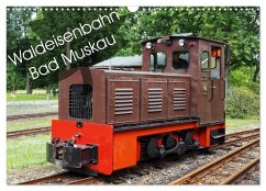 Waldeisenbahn Bad Muskau (Wandkalender 2024 DIN A3 quer), CALVENDO Monatskalender