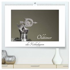 Oldtimer - edle Kühlerfiguren (hochwertiger Premium Wandkalender 2024 DIN A2 quer), Kunstdruck in Hochglanz