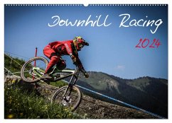 Downhill Racing 2024 (Wandkalender 2024 DIN A2 quer), CALVENDO Monatskalender