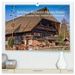 Schönes Südwest-Deutschland Streifzüge zwischen Rhein, Rebland und Schwarzwald (hochwertiger Premium Wandkalender 2024 DIN A2 quer), Kunstdruck in Hochglanz