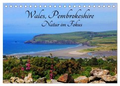 Wales Pembrokeshire - Natur im Fokus- (Tischkalender 2024 DIN A5 quer), CALVENDO Monatskalender