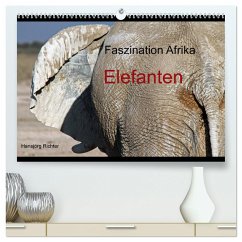 Faszination Afrika - Elefanten (hochwertiger Premium Wandkalender 2024 DIN A2 quer), Kunstdruck in Hochglanz