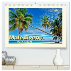 Malediven - mein Traum (hochwertiger Premium Wandkalender 2024 DIN A2 quer), Kunstdruck in Hochglanz