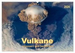 Vulkane - imposant und bedrohlich (Wandkalender 2024 DIN A2 quer), CALVENDO Monatskalender