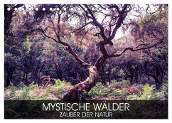 Mystische Wälder - Zauber der Natur (Tischkalender 2024 DIN A5 quer), CALVENDO Monatskalender