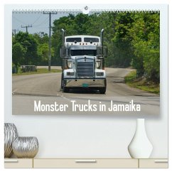 Monster Trucks in Jamaika (hochwertiger Premium Wandkalender 2024 DIN A2 quer), Kunstdruck in Hochglanz - M.Polok