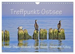 Treffpunkt Ostsee (Wandkalender 2024 DIN A4 quer), CALVENDO Monatskalender