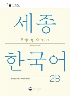 Cover Sejong Korean Extension Activity Book 2B - English Edition, m. 1 Audio