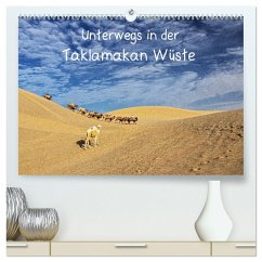 Unterwegs in der Taklamakan Wüste (hochwertiger Premium Wandkalender 2024 DIN A2 quer), Kunstdruck in Hochglanz