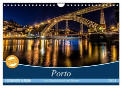 Porto - Die Handelsstadt am Douro (Wandkalender 2024 DIN A4 quer), CALVENDO Monatskalender