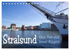 Stralsund. Das Tor zur Insel Rügen (Tischkalender 2024 DIN A5 quer), CALVENDO Monatskalender