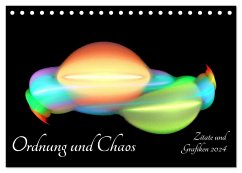 Ordnung und Chaos - Zitate und Grafiken 2024 (Tischkalender 2024 DIN A5 quer), CALVENDO Monatskalender