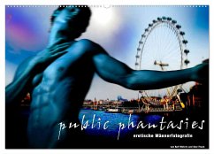 public phantasies - erotische Männerfotografie (Wandkalender 2024 DIN A2 quer), CALVENDO Monatskalender