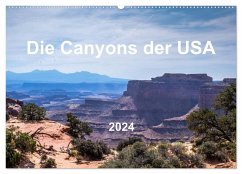 Die Canyons der USA (Wandkalender 2024 DIN A2 quer), CALVENDO Monatskalender