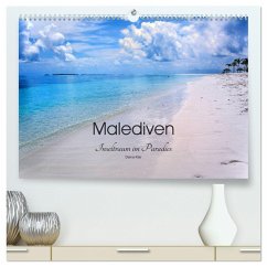 Malediven - Inseltraum im Paradies (hochwertiger Premium Wandkalender 2024 DIN A2 quer), Kunstdruck in Hochglanz - Klar, Diana