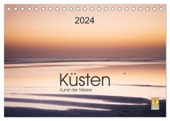 Küsten - Kunst der Meere (Tischkalender 2024 DIN A5 quer), CALVENDO Monatskalender