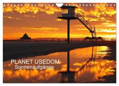 PLANET USEDOM Sonnenaufgänge (Wandkalender 2024 DIN A4 quer), CALVENDO Monatskalender