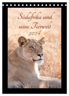 Südafrika und seine Tierwelt (Tischkalender 2024 DIN A5 hoch), CALVENDO Monatskalender