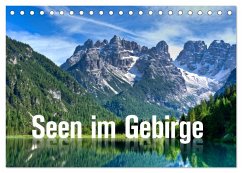 Seen im Gebirge (Tischkalender 2024 DIN A5 quer), CALVENDO Monatskalender - Barig, Joachim