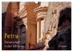 Petra - Felsenstadt in der Wüste (Wandkalender 2024 DIN A3 quer), CALVENDO Monatskalender