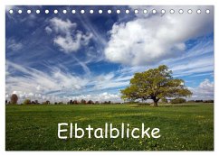Elbtalblicke (Tischkalender 2024 DIN A5 quer), CALVENDO Monatskalender