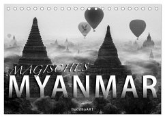 MAGISCHES MYANMAR (Tischkalender 2024 DIN A5 quer), CALVENDO Monatskalender