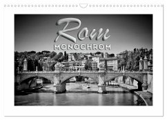 ROM Monochrom (Wandkalender 2024 DIN A3 quer), CALVENDO Monatskalender - Viola, Melanie