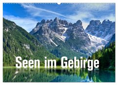 Seen im Gebirge (Wandkalender 2024 DIN A2 quer), CALVENDO Monatskalender - Barig, Joachim