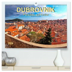 Dubrovnik - Paradies auf Erden (hochwertiger Premium Wandkalender 2024 DIN A2 quer), Kunstdruck in Hochglanz
